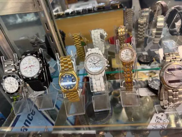 Vintage mechanical watches Stelring siver Coins jewelry & etc