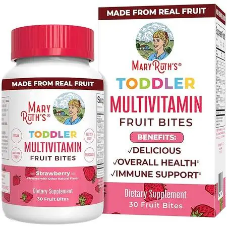 Mary Ruths Toddler Multivitamin Strawberry Fruit Bites! Was $20.66!