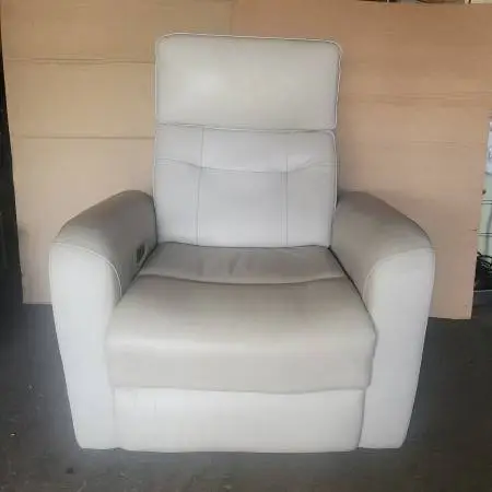 Abbyson Power Recliner Tan Leather EXC Condition