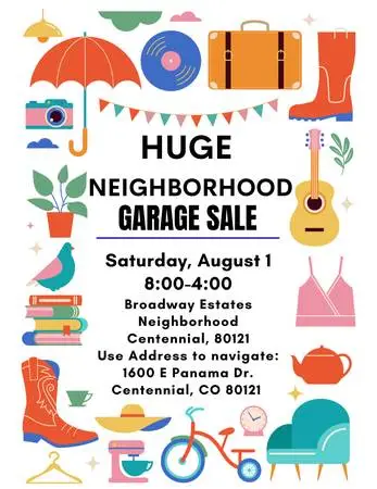 HUGE NEIGHBORHOOD GARAGE SALE