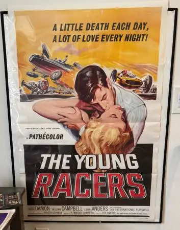 The Young Racers Vintage Movie Poster (1963)-Roger Corman Movie--MINT
