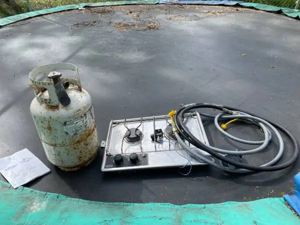 ENO 2 burner propane stove top