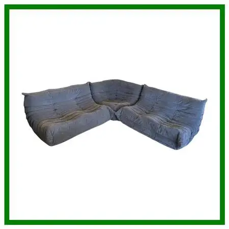 Michel Ducaroy For Ligne Roset Togo Sectional, Alcantara Chic
