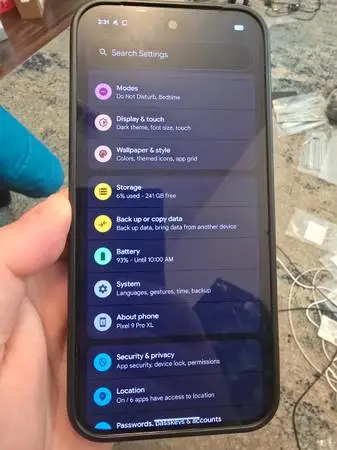 Sim Unlocked Google pixel 9 PRO XL 256gb w case