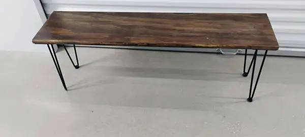 Hairpin Leg Bench