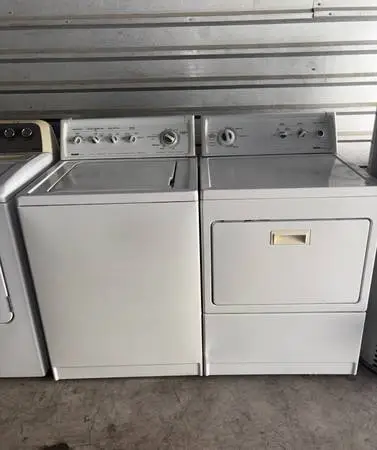 White Kenmore Washer And Electric Dryer Matching Set