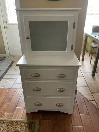 Hand Made Cabinet - One door, three drawers - Very Nice!