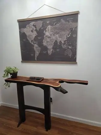 Cedar Slab Entry/Console Table