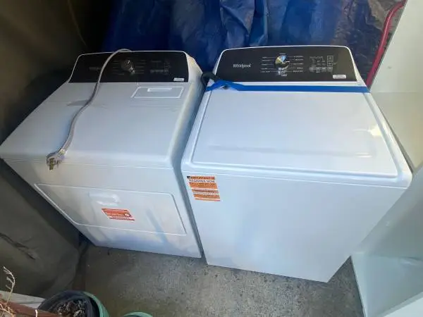 Washer and dryer