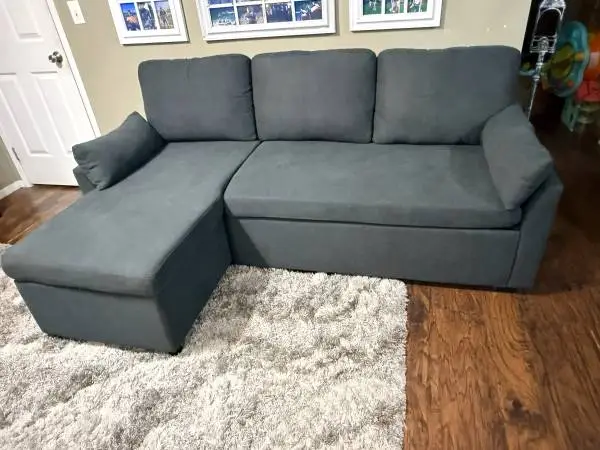 Like New sofa Sleeper Couch with Storage - Local Delivery $25 extra