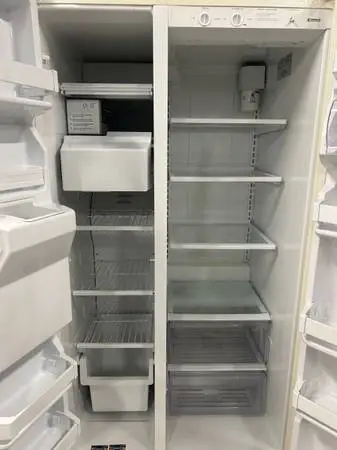Kenmore Bisque Side by Side Fridge