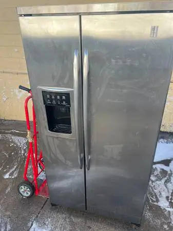 GE refrigerator SIDE BY SIDE , Stainless Steel