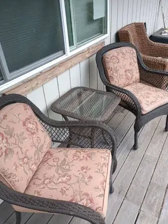 Fantastic 3 prices wicker set,heavy duty hold a lot of weight,design for adults,