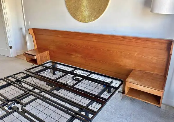 Vintage Danish Modern KING Headboard by Arne Wahl Iversen