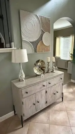 New Electric Buffet Cabinet & Matching Decor $990 OBO