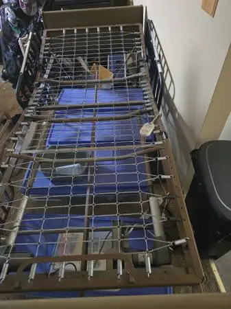 Semi electric bed with matress