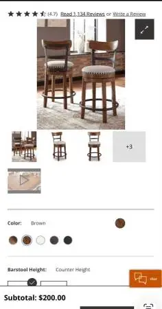 Barstools used like new !