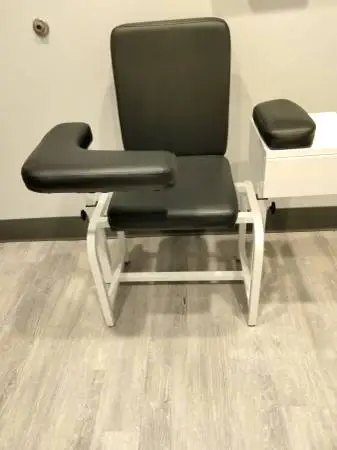 Top quality Blood drawing chair w/drawer-fully upholstered $950 value