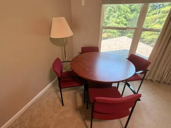 Dining table with chairs