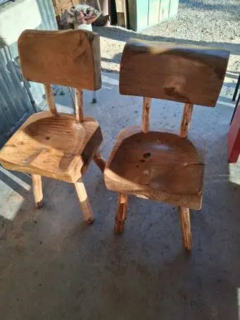 Primative,artisan,sabino wood chairs from south central mexico