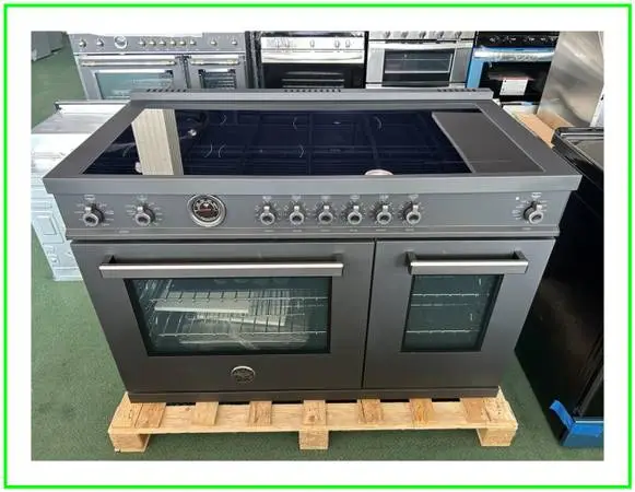 Bertazzoni Professional Series 48 In. Induction Range- Black Carbonio