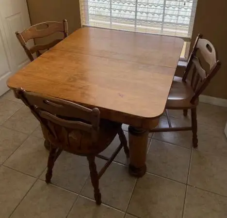 Nice antique table and chairs