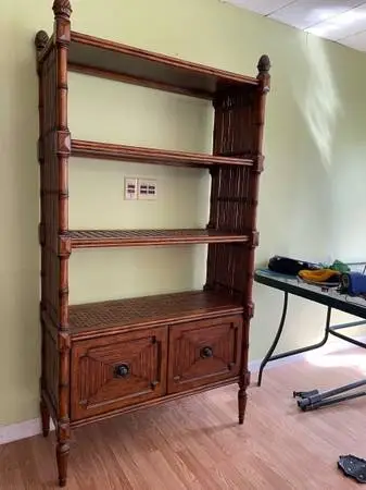 Tommy Bahama home office tall bookcase