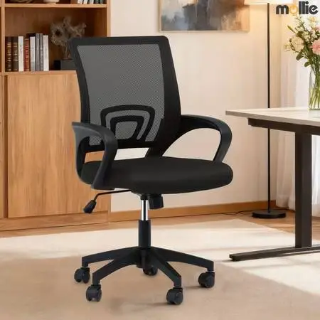 ERGONOMIC TASK CHAIRS w LUMBAR SUPPORT Adjustable Height, Mesh Back