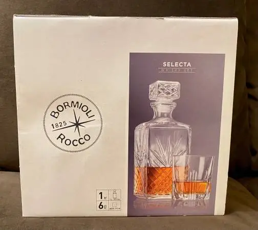 Bormioli Rocco Selecta 7 Pc Whiskey Set - (Decanter & Rocks)