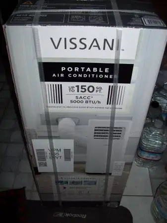 Vissani 5,000 BTU 115-Volt Portable Air Conditioner