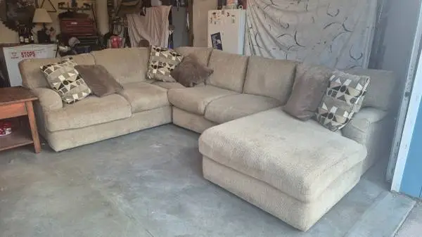 Sectional Feather Couch