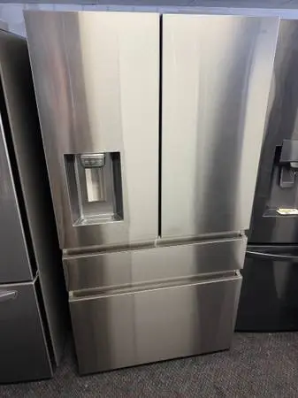 Samsung counter depth bespoke refrigerator and bottom freezer