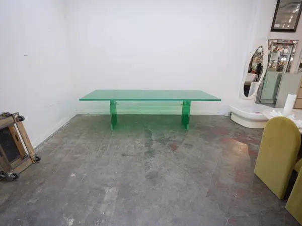 SantAmbrogio Milano Glass Dining Table $3,999.00 105 W x 44 D x 30