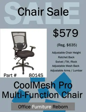 CoolMesh Multi-Function Task Chair - Ergonomic Office Chairs