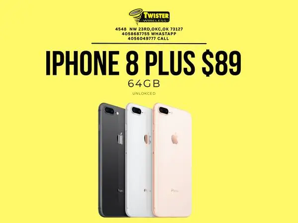 IPHONE 8 PLUS 64GB UNLOKCED ON SALE