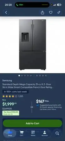 Samsung 3-Door French Door Refrigerator