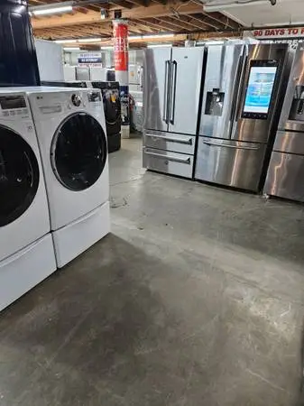 Huge sale nice gently used certified washer dryer stackable Refrigerat