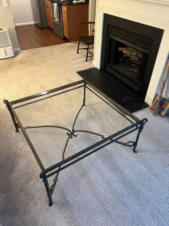 glass coffee table