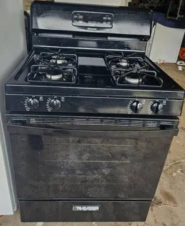 Black Gas stove
