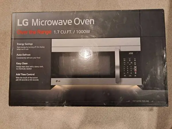 Over the Range LG Microwave NIB