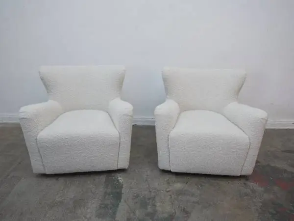 Arhaus Sasha Swivel Chair in Boucle (We have 2!! // Sold Indivdually)