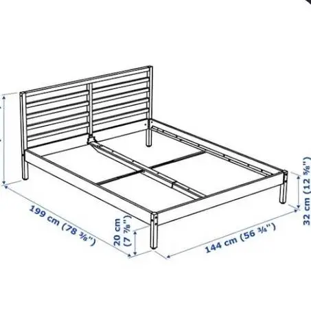 Full bed frame