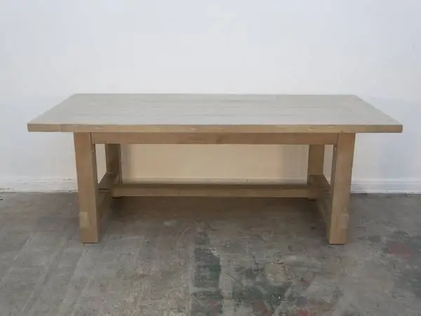 Restoration Hardware Trestle Base Plank Table $1,899.00 84 -120 W x
