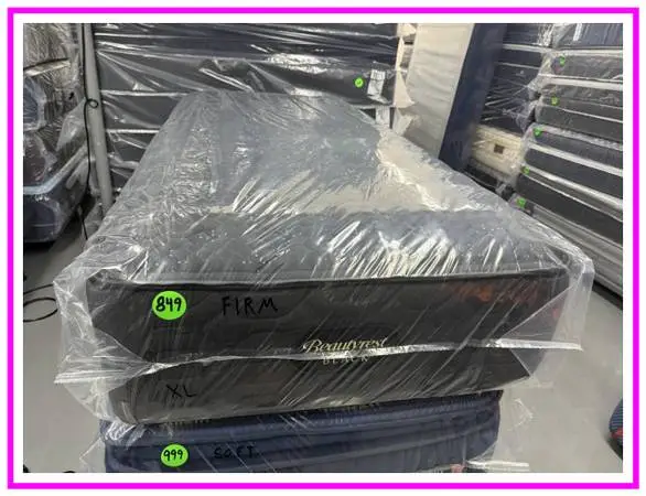 Twin Xl Size Simmons Beautyrest Black Series 3 Mattress & Box Bed