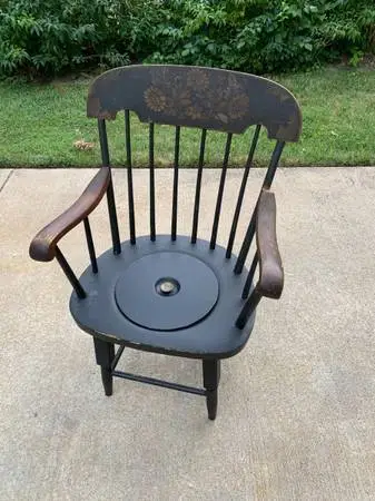 *classic * antique commode chair