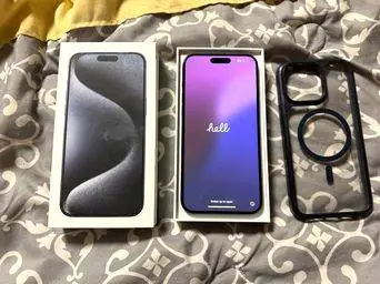 iPhone 15 Pro Max 512GB Blue Titanium Excellent Condition