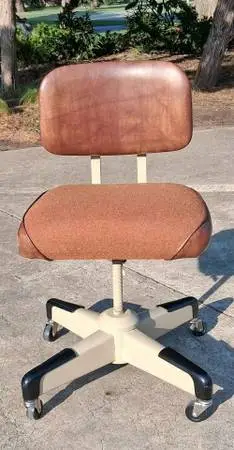 Mid Century Modern Industrial Hon Desk Chair