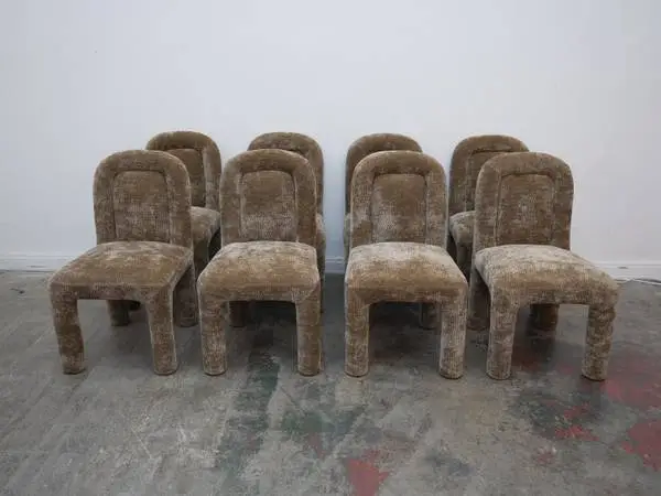 Set of 8 Xolani Fully Upholstered Dining Chair in Amber Sand $1,599.00