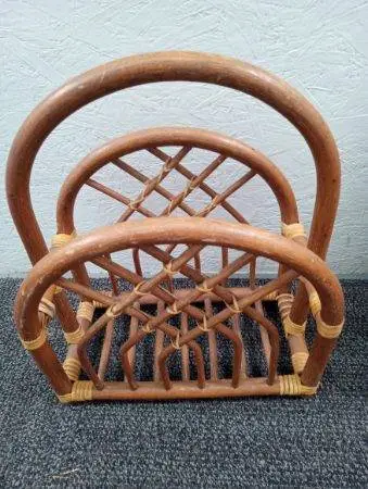 Bamboo basket/ book holder