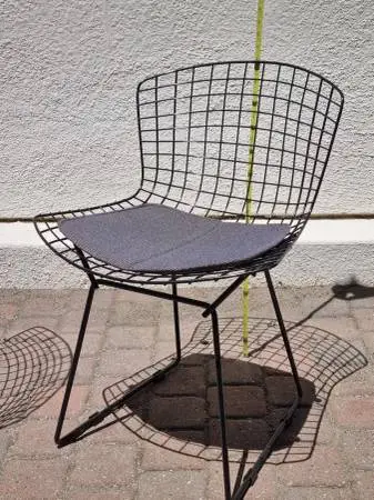 Harry Bertoia style dining chairs -- set of 4 with pads
